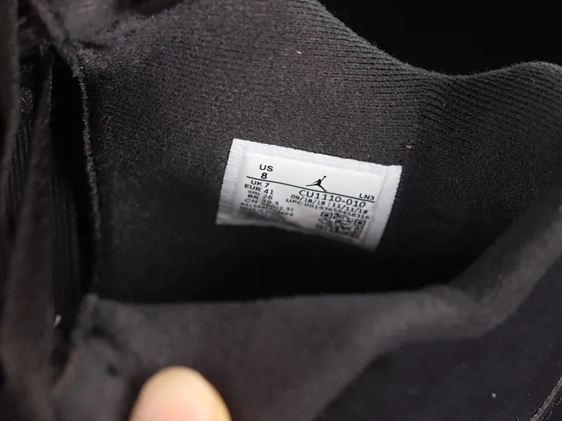 All categories Air Jordan Jordan series basketball shoes Air Jordan 4 OG version Air Jordan 4 Retro "Black Cat" AJ4 Joe 4 Black Cat First layer matte CU1110-010